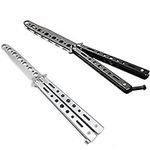 Butterfly knife, 2 Pack Practice Kn