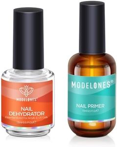 modelones 15 ml Nail Prep Dehydrator and Primer, Nail Prep Dehydrator & Nail Primer Kit, Acrylic Nail Supplies Primer