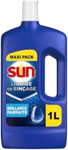 Sun Liquide de Rinçage Lave-Vaisselle Brillance parfaite - 1L - 2x plus de brillance - prévient les dépôts de calcaire sur la vaisselle