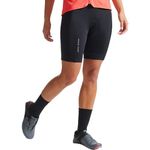 PEARL iZUMi Women's 8.5" Quest Cycling Shorts, Padded & Breathable with Reflective Fabric, Black (2022), X-Large