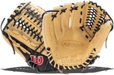 Wilson 2022 A2000 D33 11.75" Pitcher's Baseball Glove - Blonde/Black/Red, Left Hand Throw