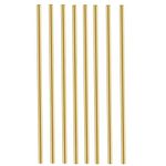 Comonc Solid Brass Round Rods with 1/8 Inch in Diameter 12 Inches in Length, C36000 - 8 Pieces