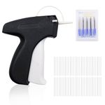 MIPIACE Tag Gun,Price Tag Gun Label Tagging Gun with 5 Replacement Needle and 1000 Tags Barbs for Clothes Sock Hat Garment Tagging Gun for Retail Price Tag (Black)