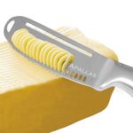 Apallas Butter Knife Spreader and Curler - Complete Your Kitchen Knives Set with Stainless Steel Butter Knife for Hard Butter with Ergonomic Handle