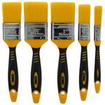 Coral 31417 Zero-Loss 5 Paint Brush Set for a Seriously Good Finish and No Bristle Loss set 5 piece brush pack