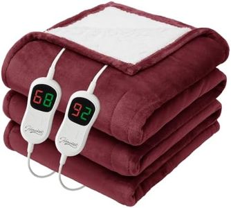 Homemate Heated Electric Blanket King Size 100"x 90" Heating Blanket