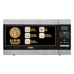 Haier 30L Convection Microwave Oven (HIL3001ARSB, Black) with In-Built Air Fryer | Motorized Rotisserie | Stainless-steel Cavity | 5 In 1 Microwave oven