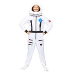 Amscan 9908689 - Men's White Astronaut Space Suit Adults Fancy Dress Costume Size: Large