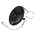 Police Approved Personal Alarm Keychain Handheld Protection Safety Siren for Self Defense (Black)