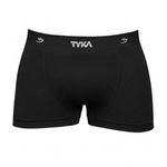 TYKA Seamless Men’s Athletic Supporter Trunk Type | 100% Nylon Seamless Jock Strap with Abdominal Guard Pouch | Breathable Sports Innerwear for Cricket Size- M Black