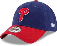 New Era MLB Core Classic 9TWENTY 2-Tone Adjustable Hat Cap One Size Fits All, Philadelphia Phillies, One Size