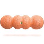 Rollga Foam Roller PRO for improving Flexibility, Muscle Soreness, Back & Neck Pain, Hard Density Foam – 18”