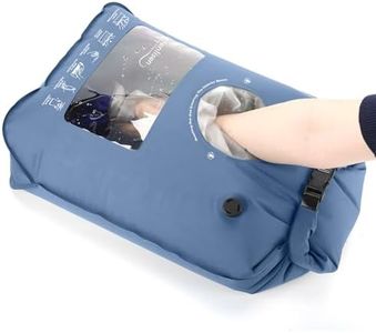 Wash Bag Portable Washing Machine for Camping Travel Laundry Washing Clothes Manual Washer Dry Bags Hand Wash for Outdoor Traveller RV Backpacking Adventures Cruise and Vacation Essentials