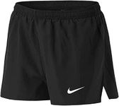 Nike Women's Dry 10K Running Shorts, Black/White, Medium