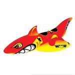 WOW Sports Big Shark Towable Tube for Boating - 1 to 2 Person Towable - Durable Tubes for Boating