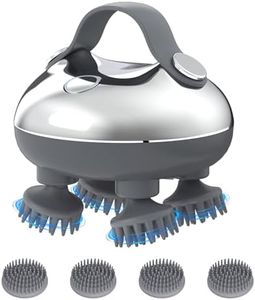 Ankilo Upgraded Electric Hair Scalp Massager with 3 Kneading Modes, Portable Head Massager, Handheld Waterproof Head Scratcher for Hair Growth, Deep Clean and Stress Relax, Cat Dog Massager