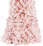 Sunm Boutique Artificial Cherry Blossom Garland Cherry Blossom Hanging Vine Silk Sakura Vines Garland for Wedding Party Decor,Pink