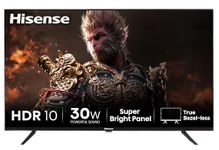 Hisense 80 cm (32 inches) E43N Series HD Ready Smart Google LED TV 32E43N (Black)