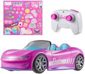 Hot Wheels Barbie RC Toy Car, Remot