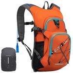 EVERFUN Hydration Backpack Water Backpack with Water Bladder 2L/3L Hiking Day Pack Women Men Lightweight Insulation Hydration Day Rucksack for Hiking, Cycling, Running, Climbing, Camping