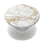 ​​​​PopSockets Phone Grip with Expanding Kickstand - Gold Lutz Marble