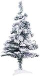 Perfect Holiday PVCS-2 Christmas Trees, 2 ft, Green/Flocked