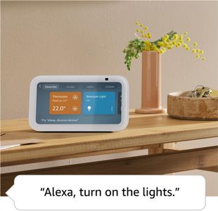 Echo Show 5 Smart Display & Alarm Clock – Clear Sound, Cloud Blue