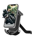 ROCKBROS Motorcycle Phone Mount, Motorcycle Phone Holder with Security Lock, Shockproof Motorcycle Phone Holder Mount, Adjustable Phone Holder, Suitable for 4.7”-6.8” Phone, Side View Mirror Mount