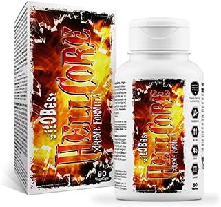 Quemagrasas HELLCORE - Producto de Calidad Optima y Quemagrasas Potente para Adelgazar - Vitobest (N, 90 Caps)