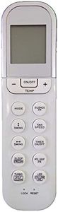 TA Technology Ahead Large Screen Display AC Remote Control Works for Midea Original Air Conditioner - White