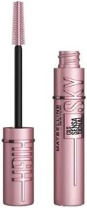 Maybelline New York Lash Sensational Sky High Mascara, Volumising & Lengthening Mascara, Washable Flake-Free Formula Infused with Bamboo Extract & Fibres, 7 ml, Shade: 01, Black