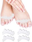 Comfort Toe Orthopedic Bunion Corrector Spacer & Gel Spreader: Advanced Precision Relief, Alignment Support, and Enhanced Comfort Technology for Bunions and Toe Alignment (2-Pairs)