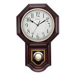 Titan Classic Brown Colour Pendulum Clock with A Westminster Chime (Large) - Analog, Plastic, 29.8 Cm, 3.81 Cm