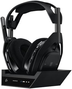 Logitech G Astro A50 X LIGHTSPEED Wireless Gaming Headset + Base Station, PRO-G GRAPHENE, PLAYSYNC across Xbox Series X|S + PS5 + PC/mac, Bluetooth, HDMI 2.1 Passthru - Black