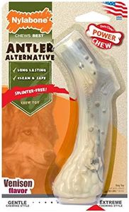 Nylabone NAN103P Power Antler Alternative Venison Chew Toy, White