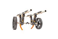 YakAttack TowNStow BarCart | Universal Kayak Cart Dolly with Adjustable Bunk Pads | Fold to Fit in-Hull | Heavy Duty Wheels for Rough Terrain | Tool-Free Setup | Transport Carrier for Canoes & SUPs