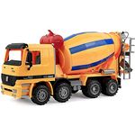 14 Oversized Friction Cement Mixer Truck Construction Vehicle Toy for Kids