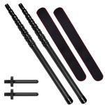 Telescoping Tarp Poles Heavy Duty Adjustable, Carbon Fiber Tent Poles, Portable & Lightweight for Tent Fly, Awning, Outdoor Camping, Hiking 9.8FT