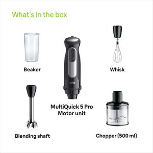 Braun MultiQuick 5 Pro Hand Blender – Powerful Immersion Mixer