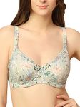 Triumph International Women's Polyamide Wired Casual Minimiser Minimizer Bra (151I201_Green_34E)