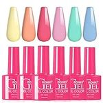 RONIKI Pastel Gel Nail Polish Set, 