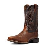 Ariat Mens Sport Herdsman Square Toe Boots Mid Calf - Brown - Size 13 D