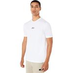 Oakley Men's Bark New Ss, White, X-Large