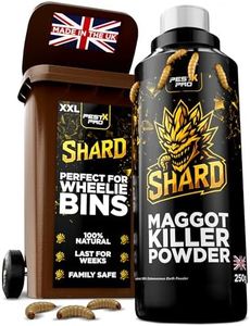 Pest X Pro Shard Maggot Killer Dust 250g – Natural Diatomaceous Earth Formula – Maggot Killer for Wheelie Bins – Kills Eggs, Larvae and Flies – No Spray, No Odour, Fast-Acting Bin Treatment