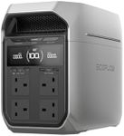 ECOFLOW Portable Power Station DELTA 3 Plus, 1024Wh LiFePO4 Battery, Fully Charges in 56 Minutes, 1800W Solar Generator for Home Backup, Power Outages, and Outdoor Camping