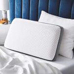 MOJOREST Memory Foam Pillow Set of 2 I 2 Year Warranty I Pillow for Neck and Cervical Pain with Removable Zip Cover (2, XL-King Size with Removable Cover)