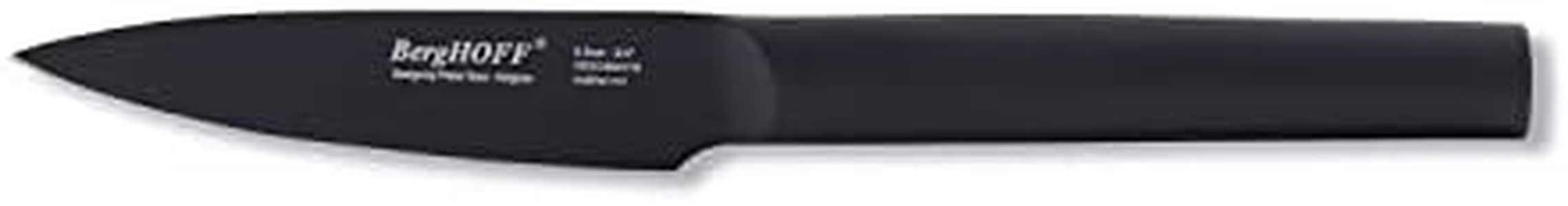 BergHOFF Ron Titanium Ceramic Coated Non-Stick Paring Knife, 4.7 x 2.5 x 24 cm, Black