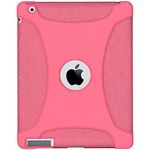 Amzer Silicone Jelly Skin Fit Case Cover for Apple iPad 3, The New iPad 3rd Gen (Baby Pink)