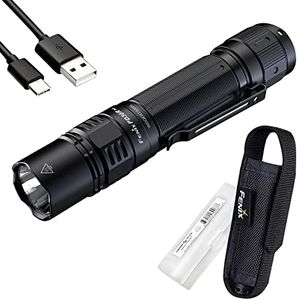 Fenix PD36R Pro High Lumen Tactical Flashlight, 2800 Lumen Dual Rear Switches USB-C Rechargeable with Battery and Lumentac Organizer