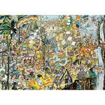 Bits and Pieces - 3000 Piece Jigsaw Puzzle for Adults - Puzzle Measures Measures 82cm x 115cm - Crazy BBQ - 3000 pc Festival Scene Jigsaw by Artist Gerold Como